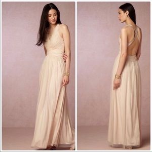 Hitherto BHLDN Edith Maxi Dress Gown Sz 0